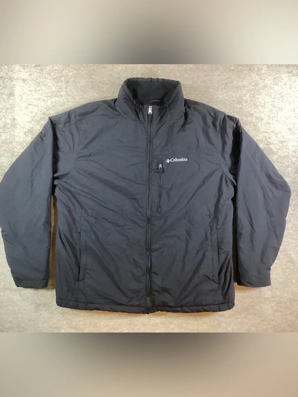 Columbia Men's Black Insulated Full-Zip Performance Jacket